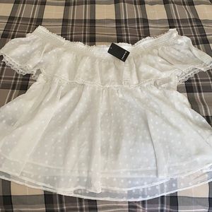 Torrid off shoulder top